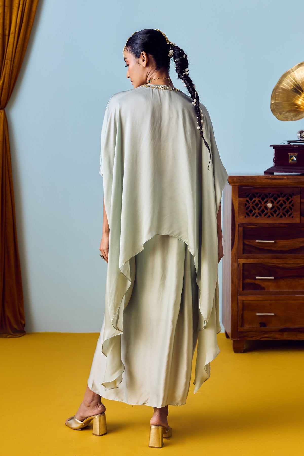 Maia Sage Green Tunic Set