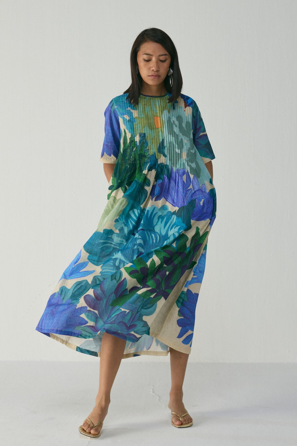 Garden Party Pintucks Dress