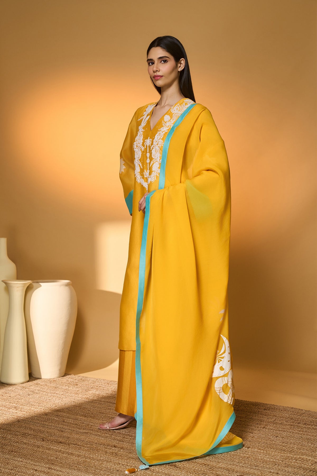 Yellow Jungle Bakery Kurta Set