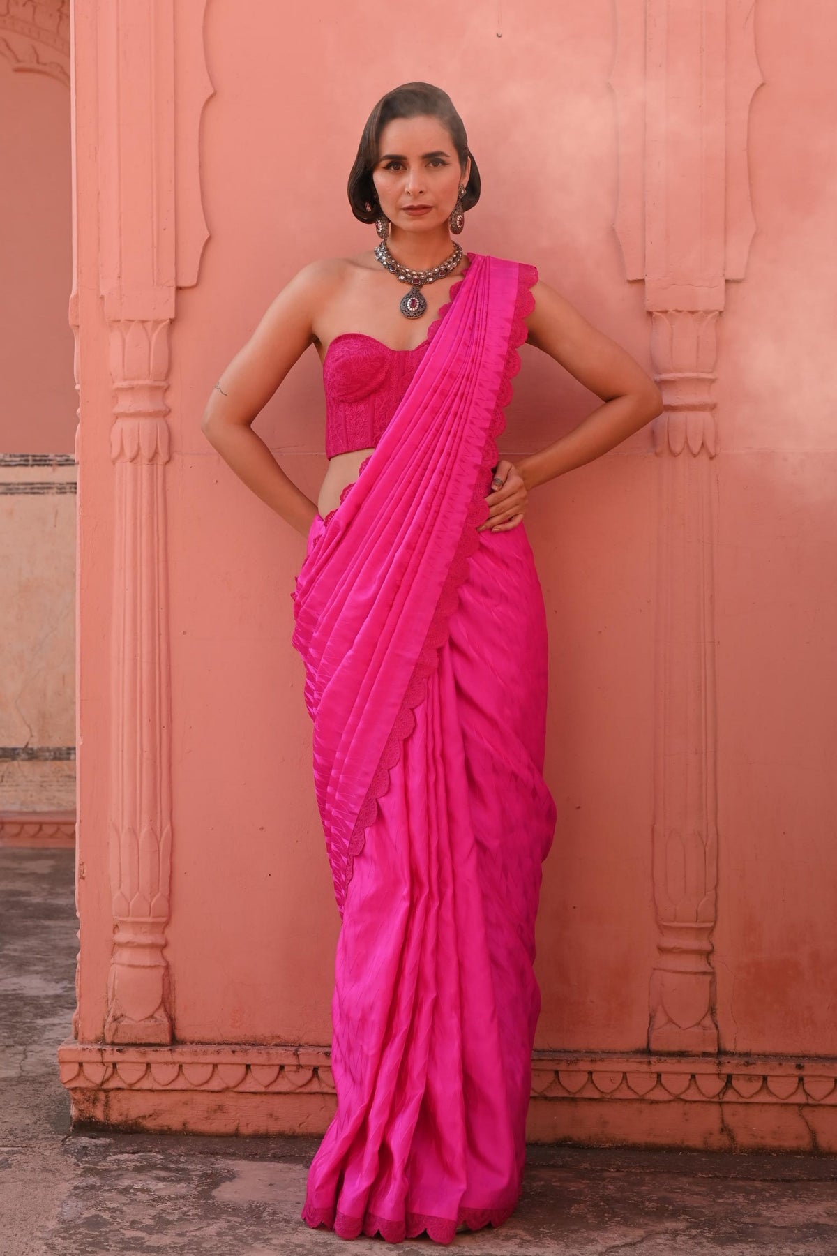 Jalwa Tanchoi Handloom Sari