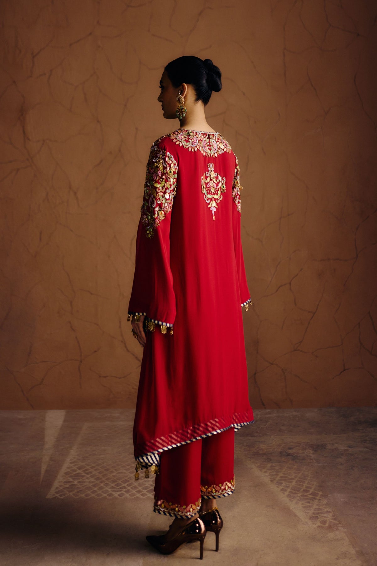 Surkhi Kurta Set