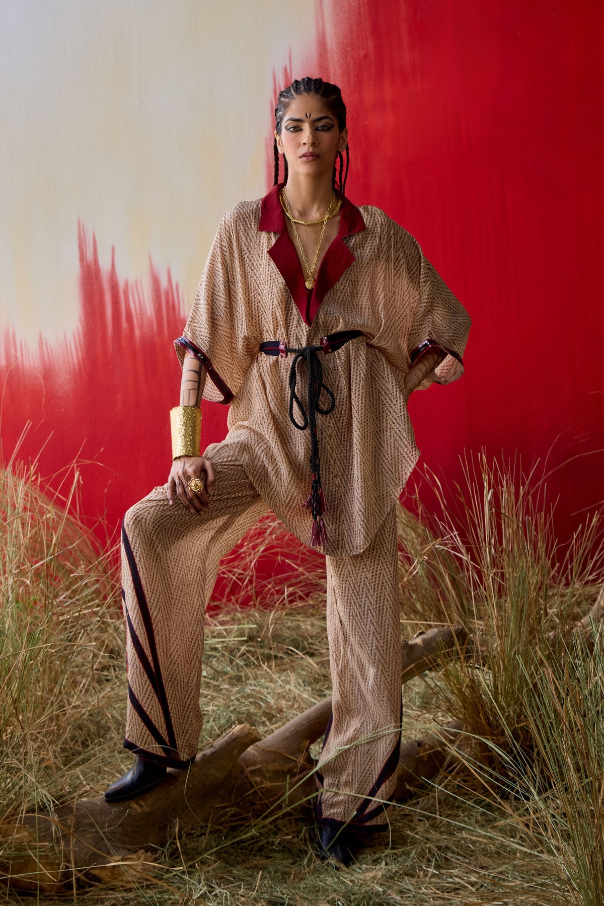 Eve Shawl Collar Co-ord Set