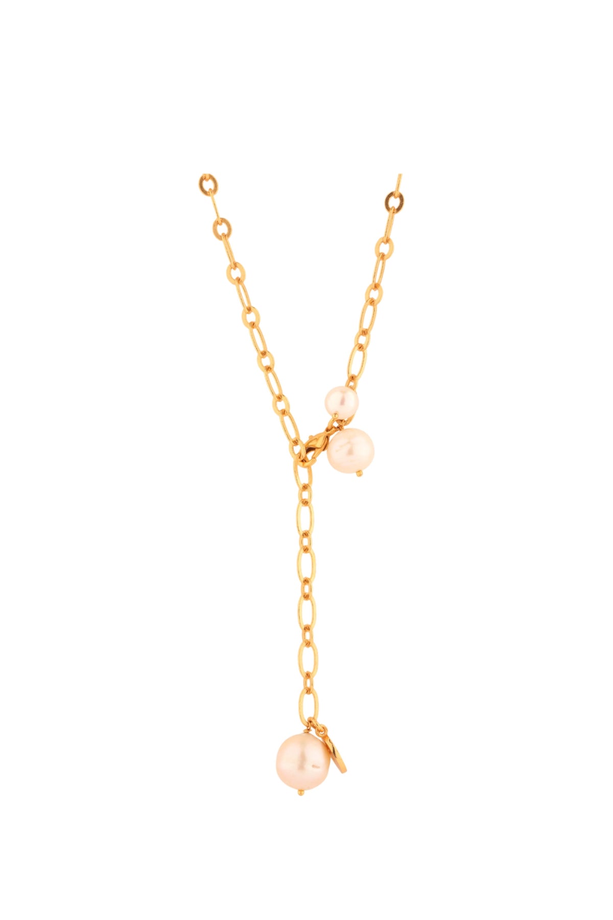 Tri-pearl Linked Chain