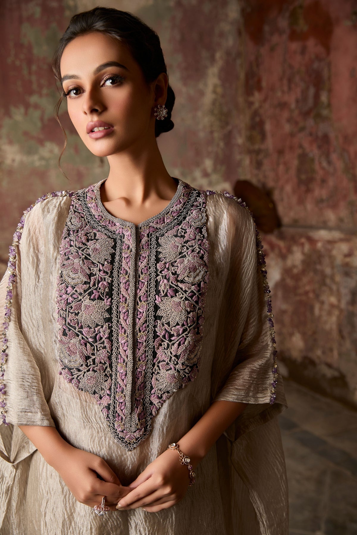 Silver Kaftaan Set