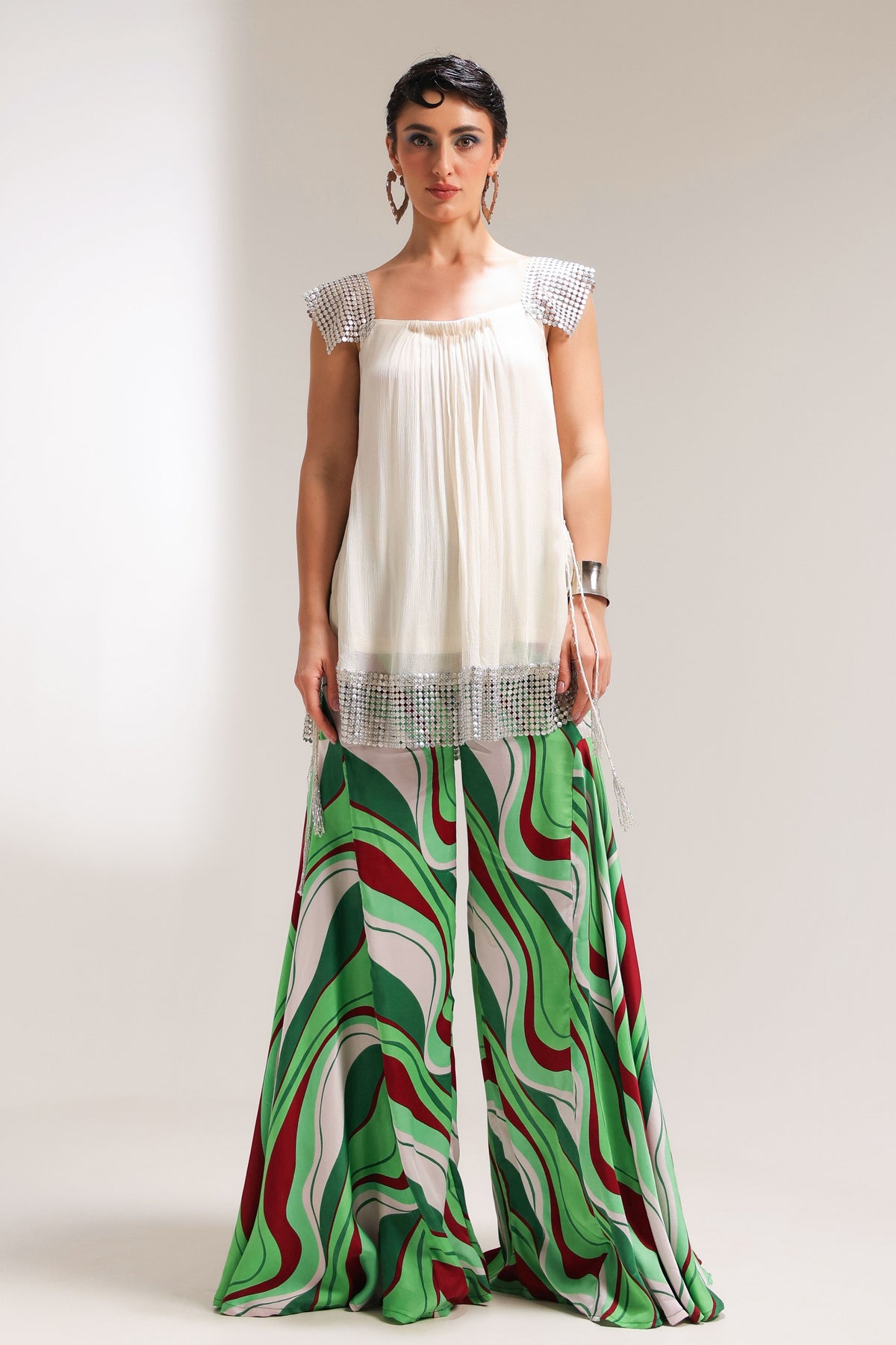 Beverly Hills Crème Tunic Set