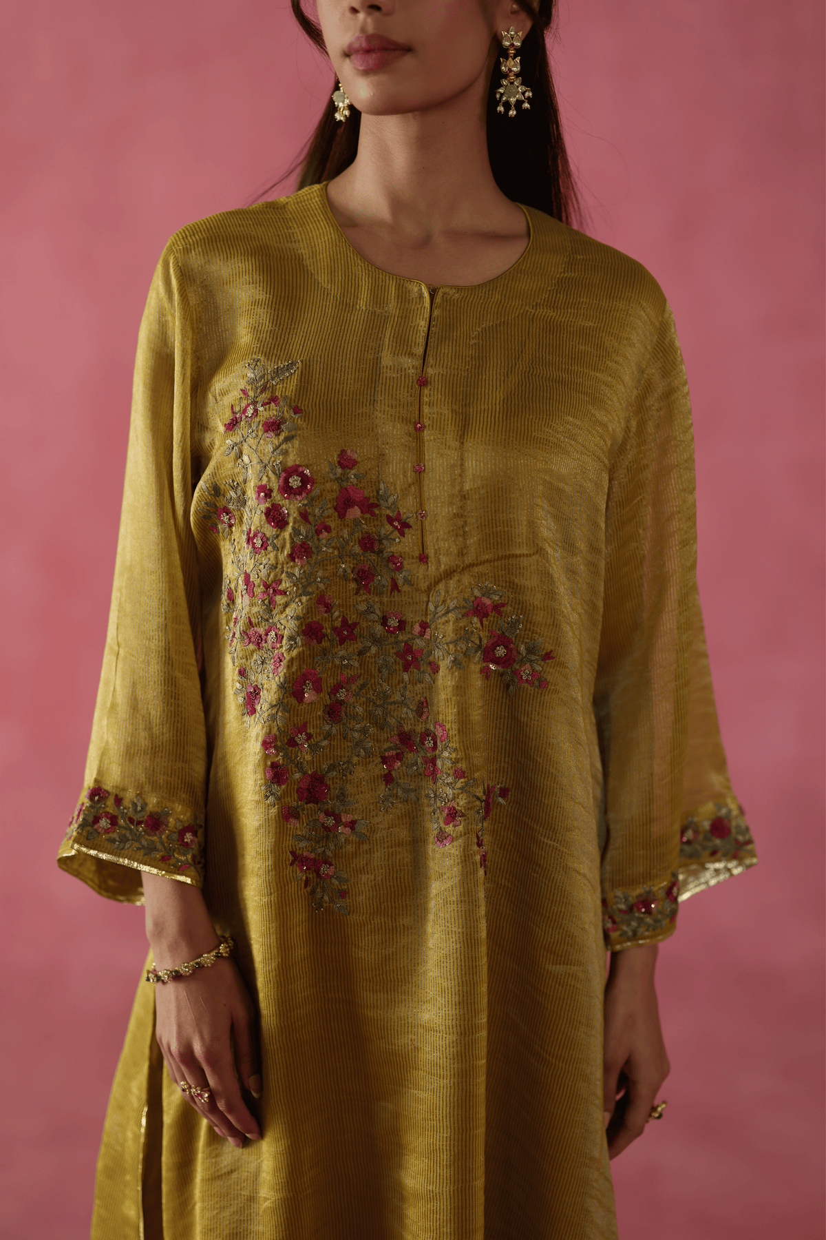 Mustard Phirni Kurta Set