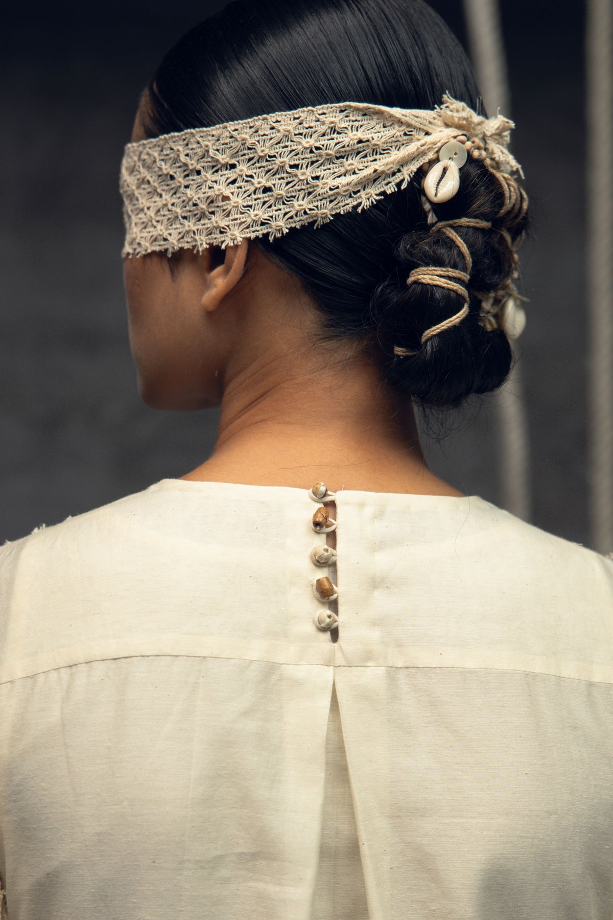 Ivory  Fringing Dress