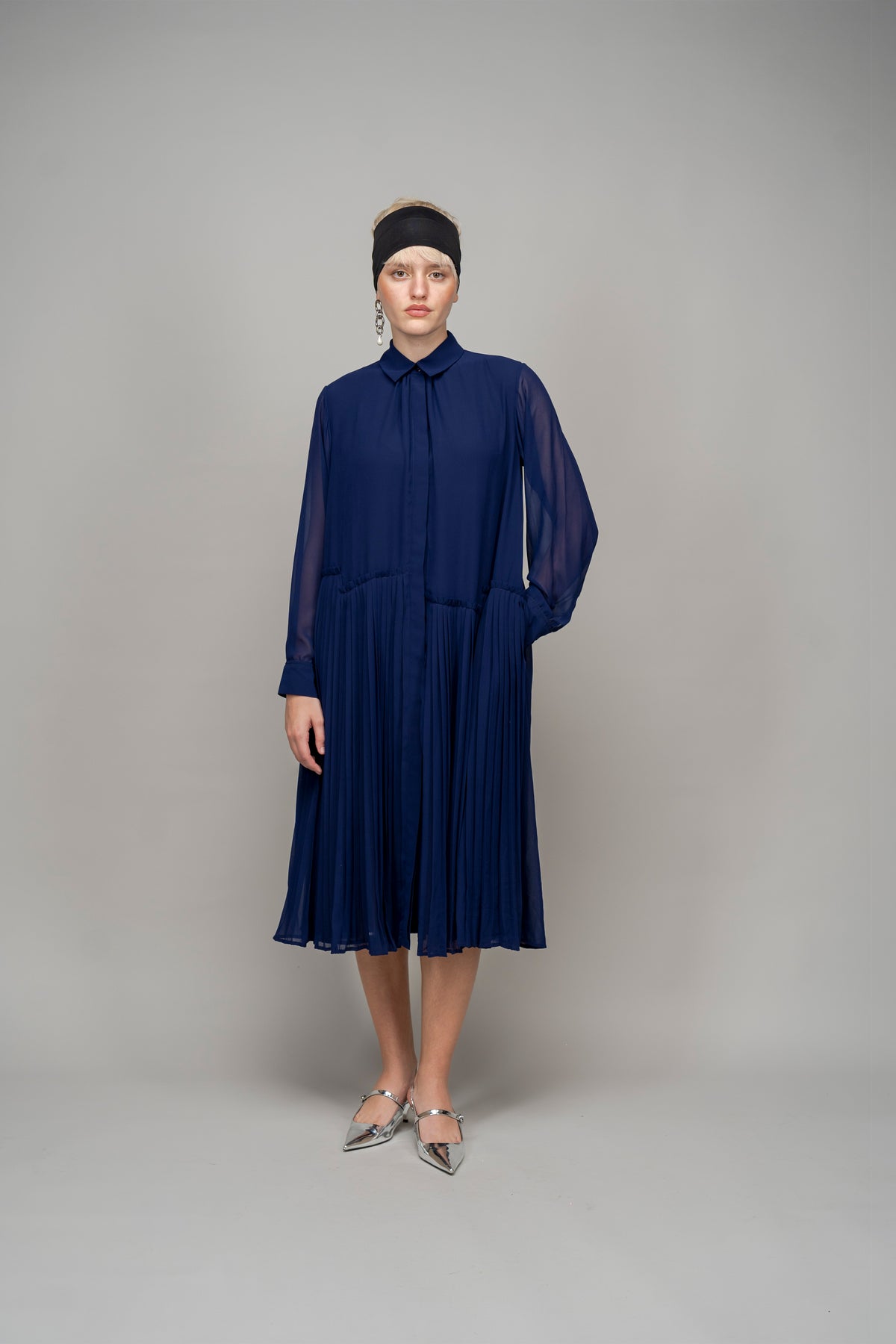 Navy Terrace Dress