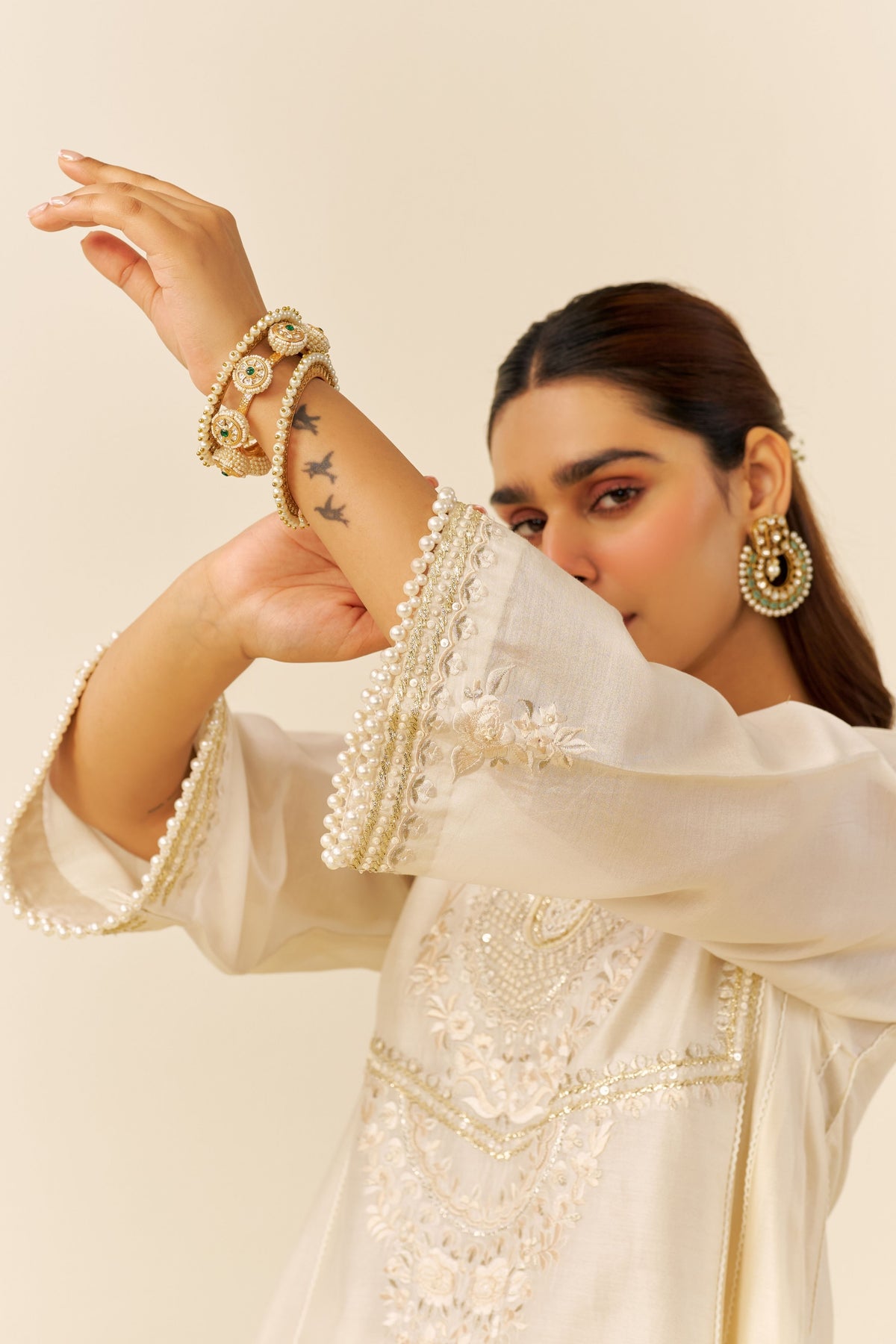 Aiza Short Kurta With Salwar