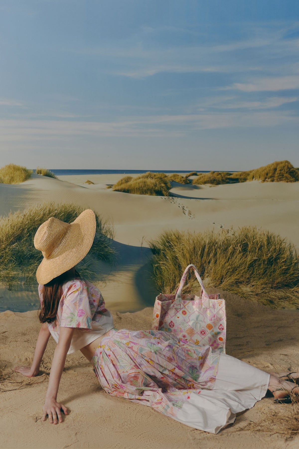 Sea Shell Printed Skirt Set