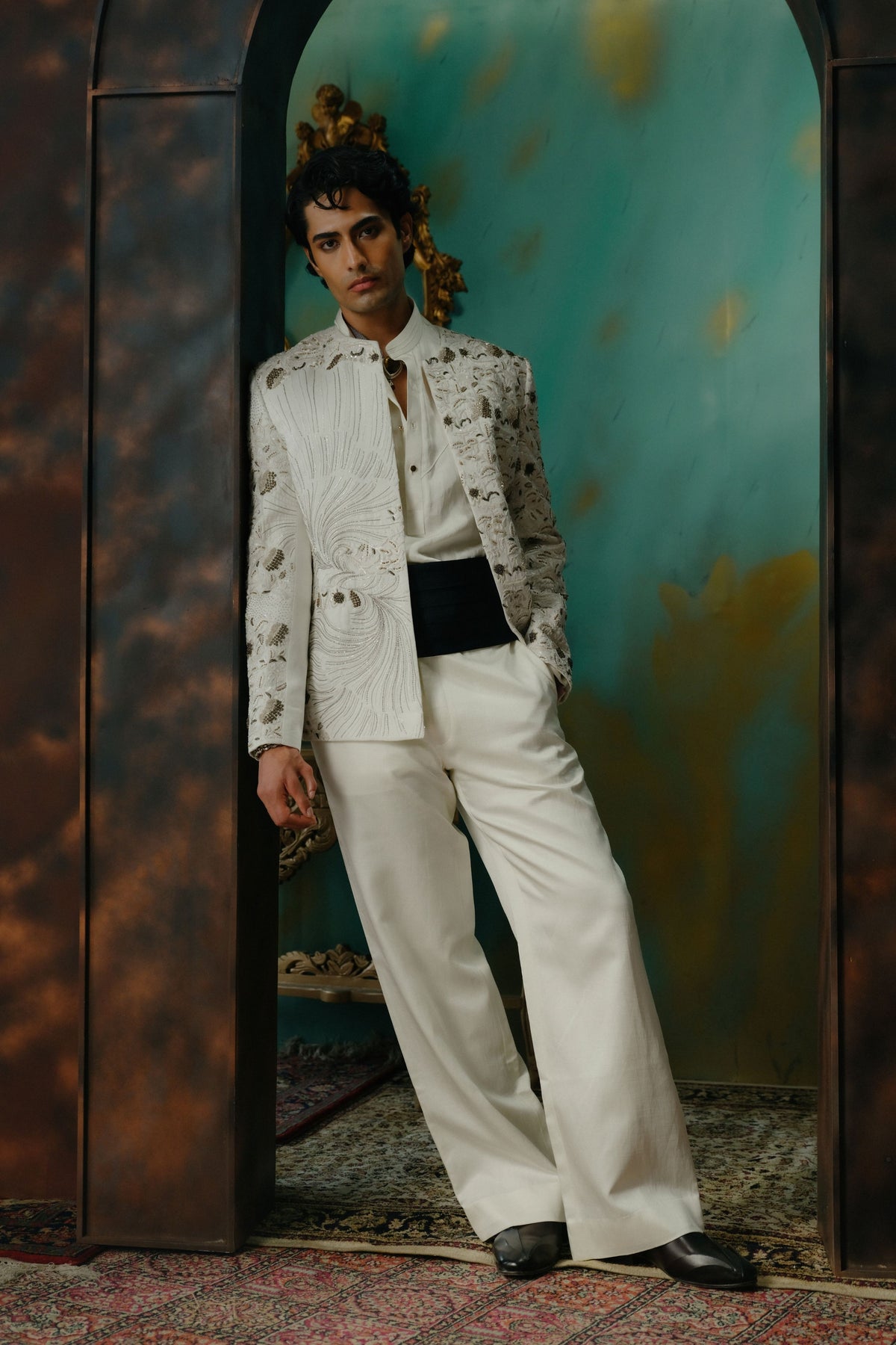 Saanjh Short Jacket Set