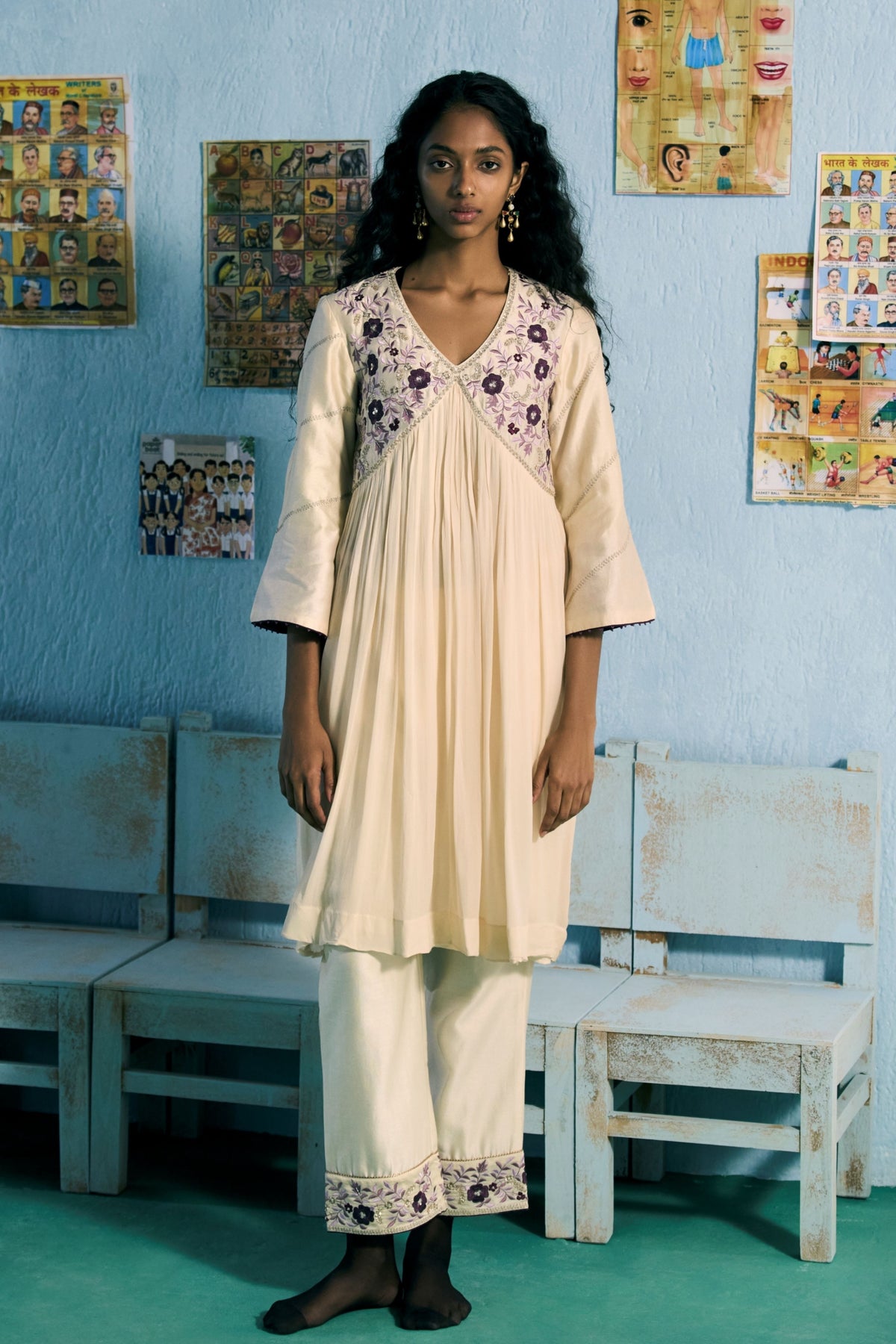 Cascade Kurta Set