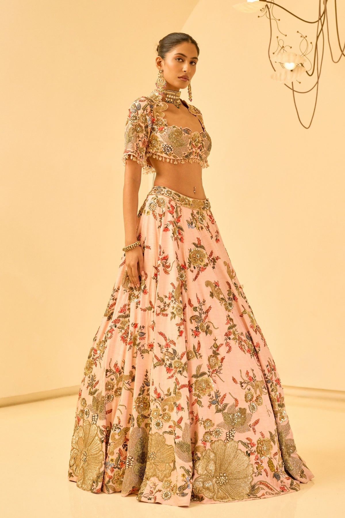 Blush Bridal Lehenga Set
