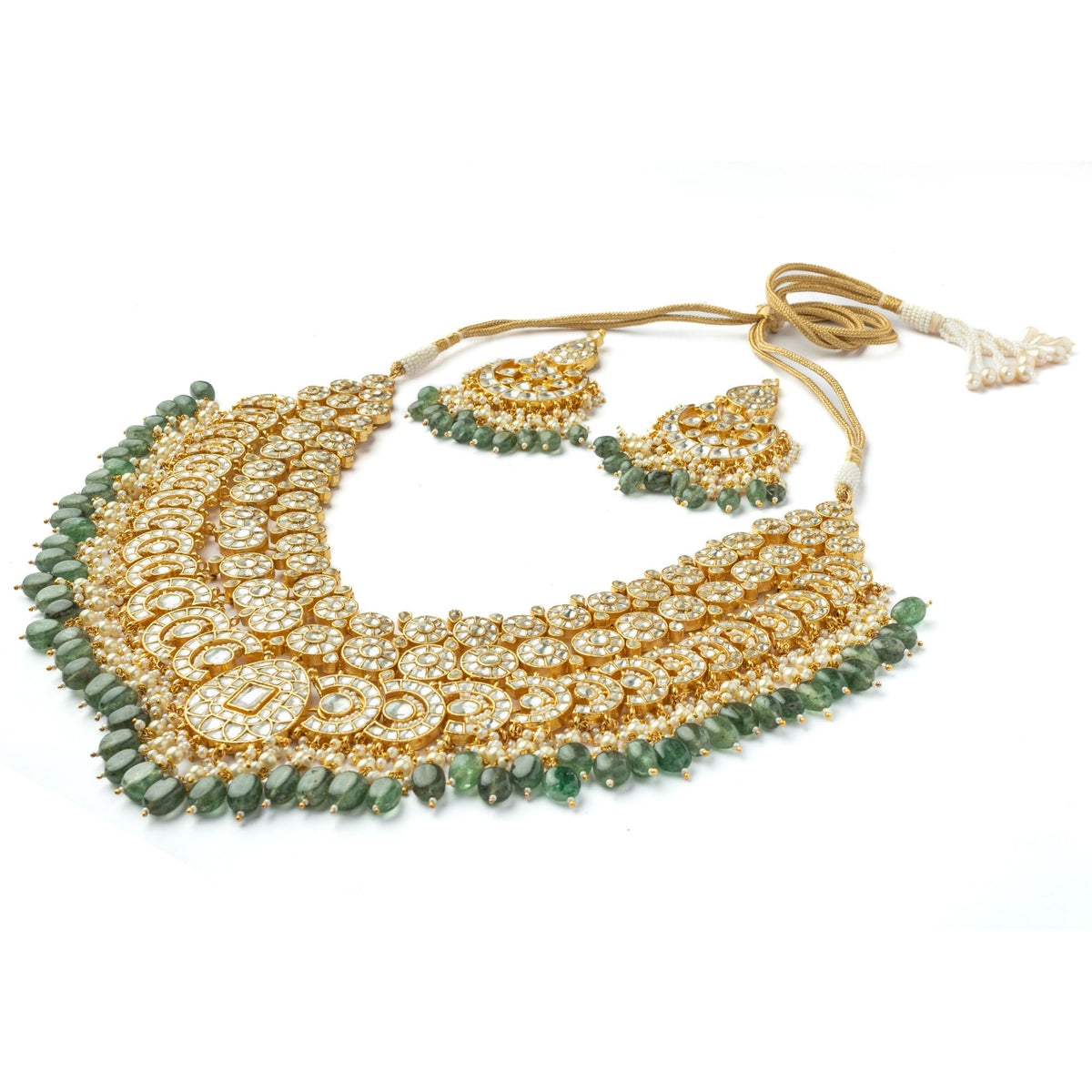 Kundan Polki Necklace Set