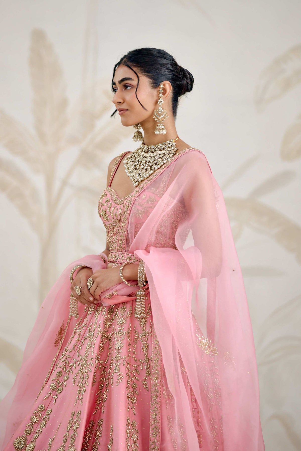 Rose Pink Lehenga Set