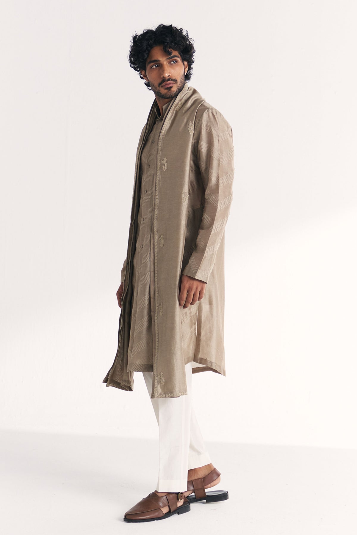 Ellahi Grey Kurta Set