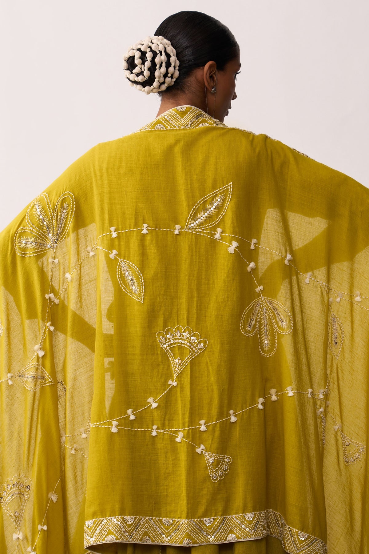 Kittur Rani Yellow Dupatta