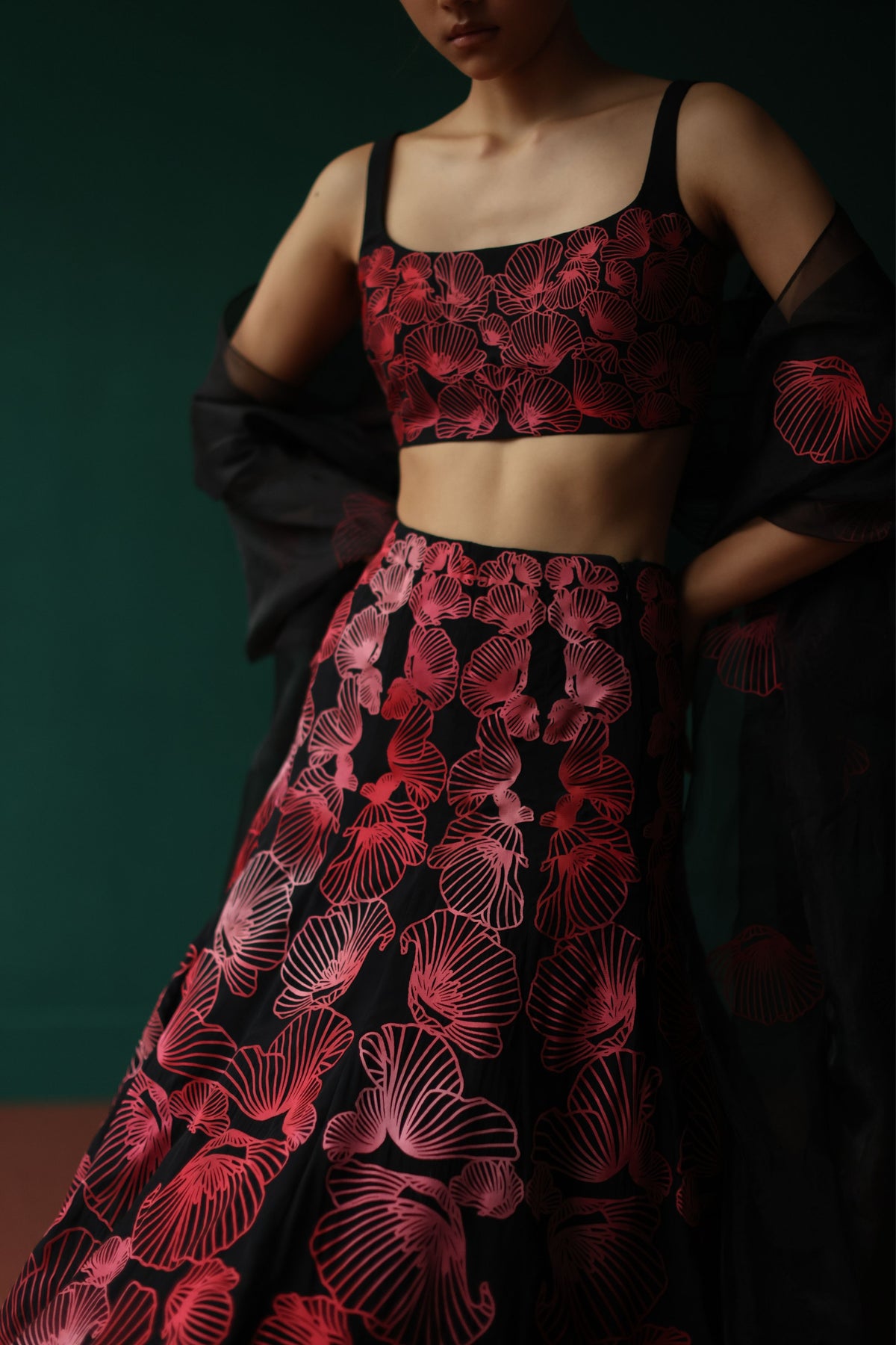 Poppy Lehenga Set
