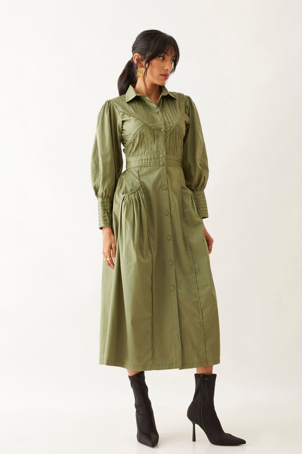 Noah Sage Dress