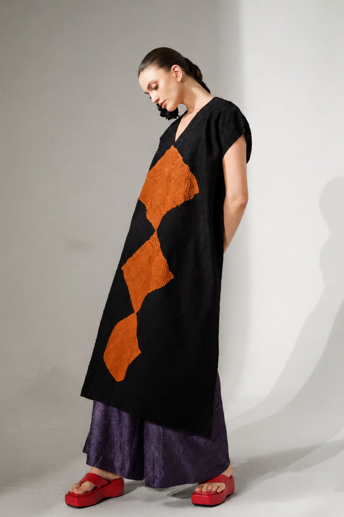 Black Facet Tunic