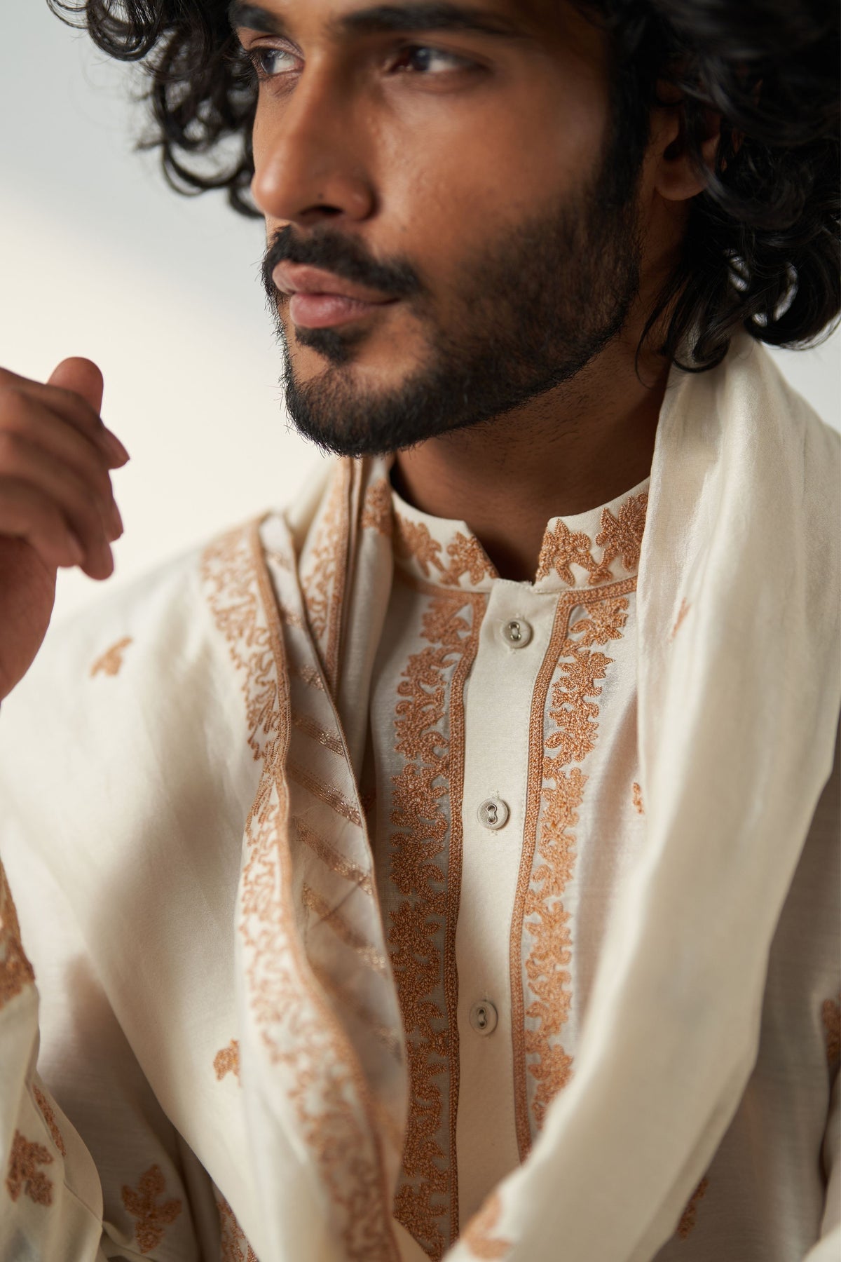 Ivory Khush Stole