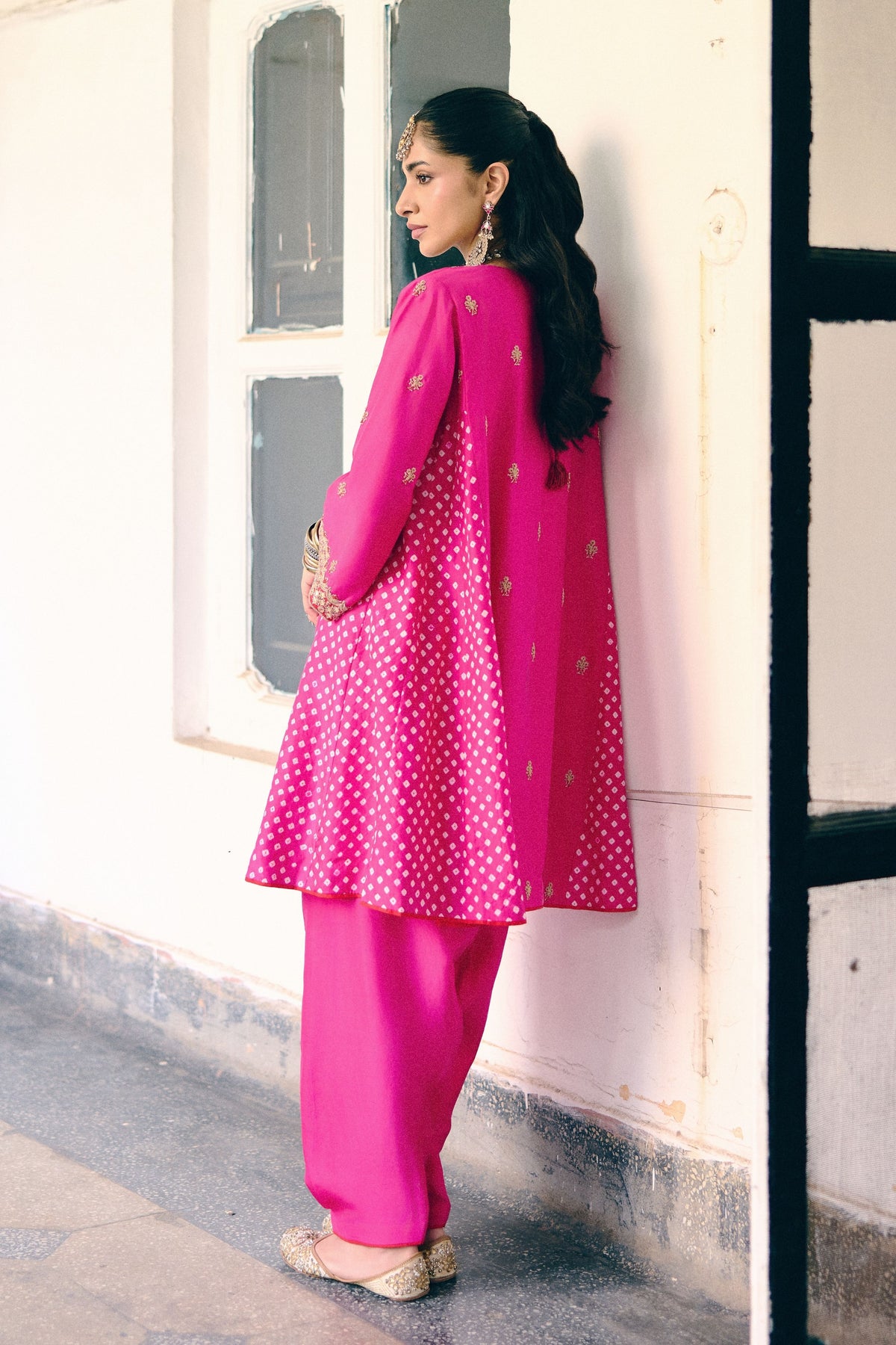 Bandhani Kurta Set