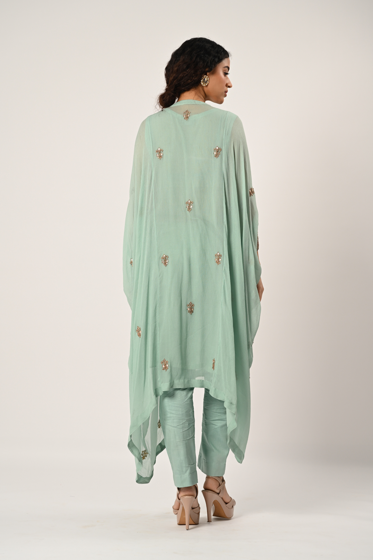 Powder Blue Kaftan Set
