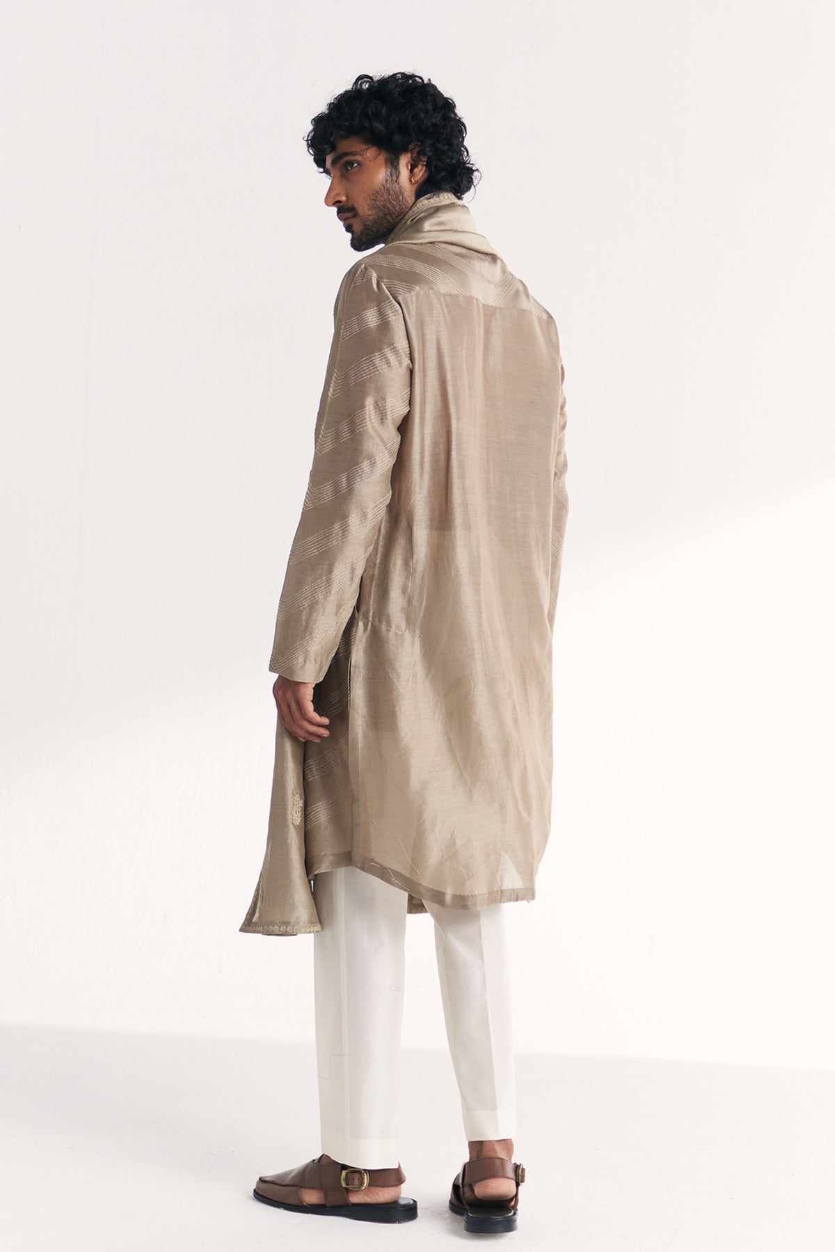 Ellahi Grey Kurta Set