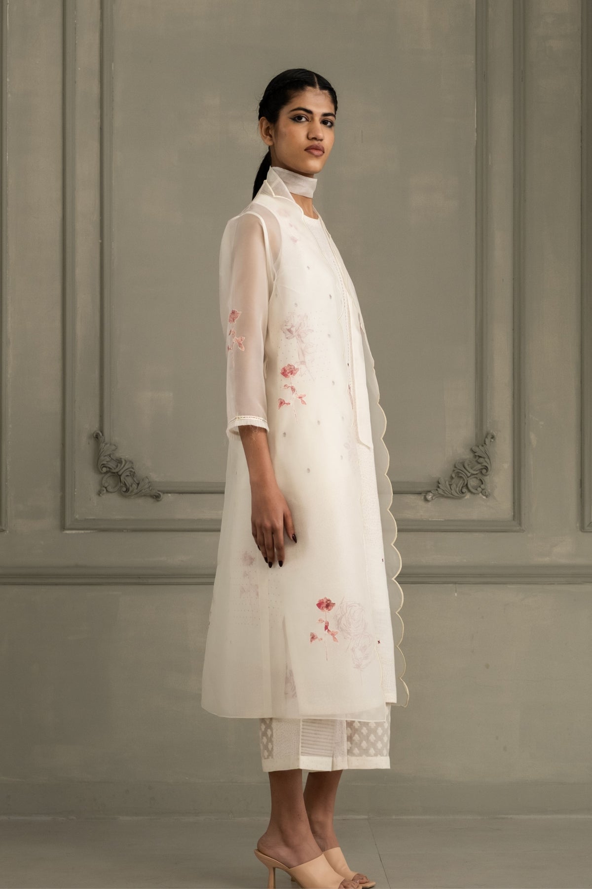 Ivory Rose Jacket Set