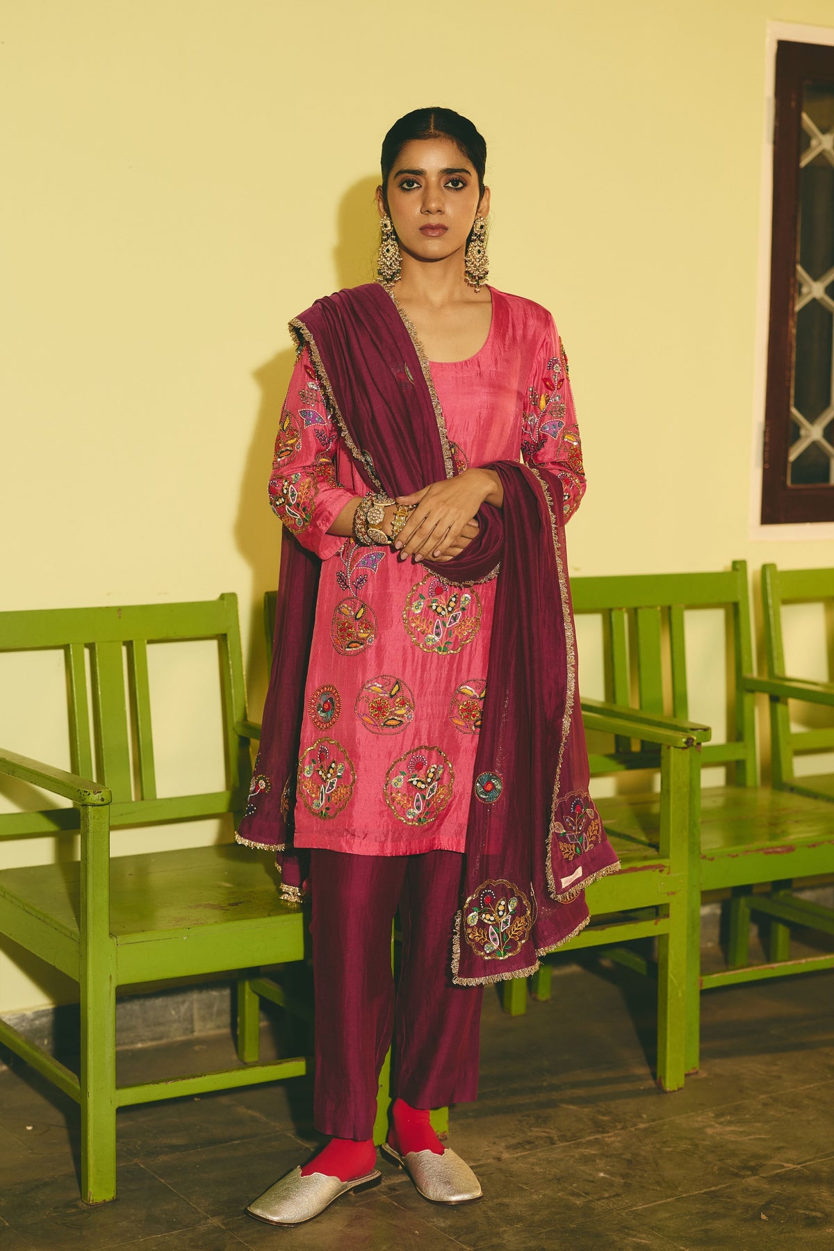 Rangtara Jamuni Kurta and Pants