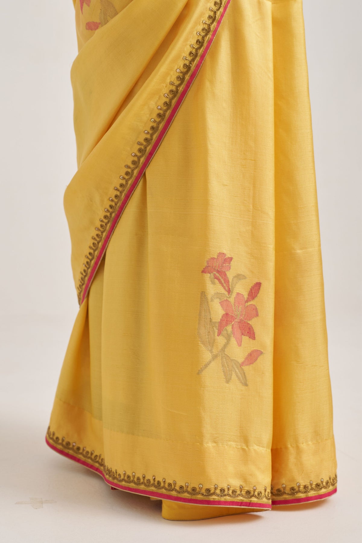 Madhavi Yellow Saree