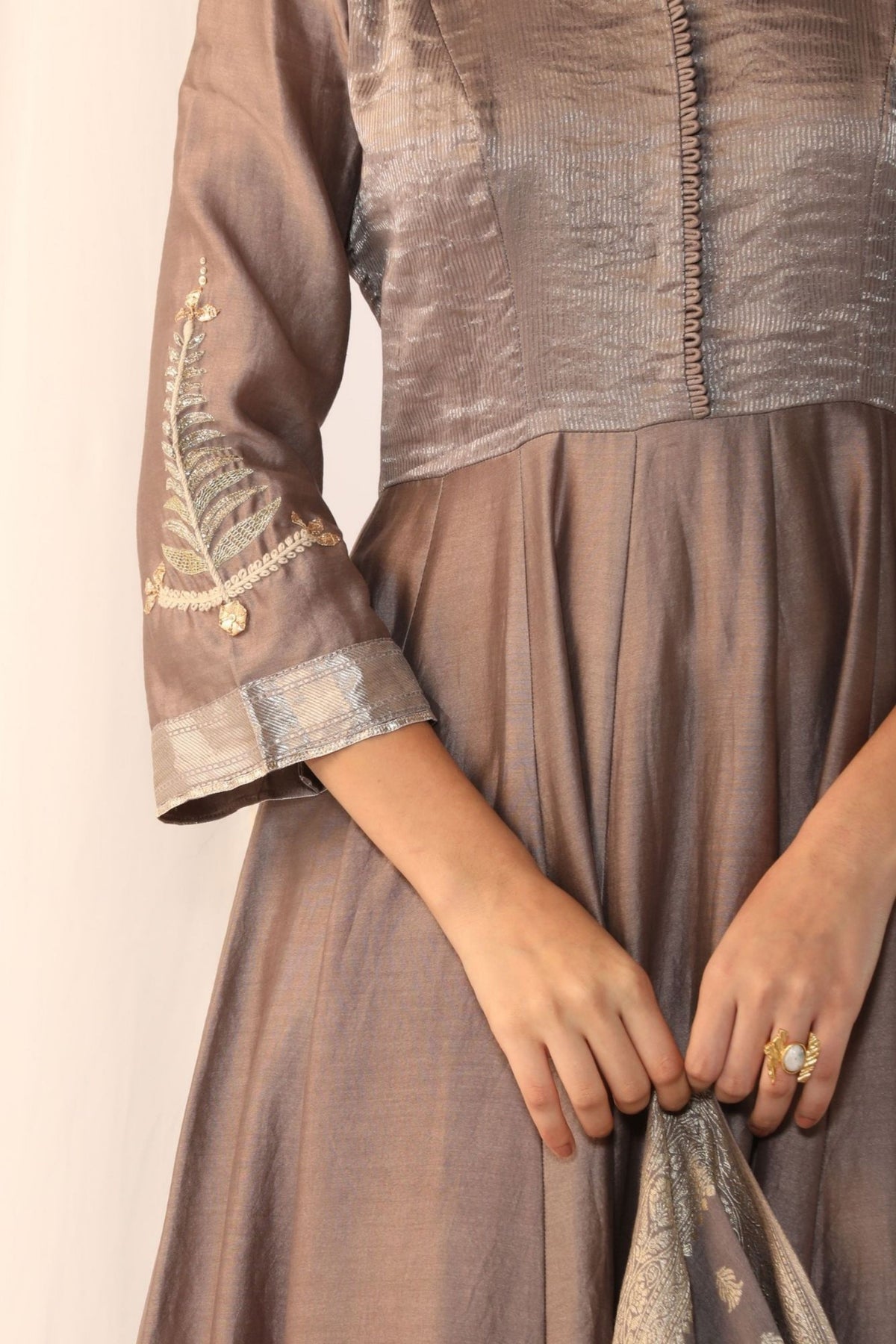 Dove Grey Kurta Set