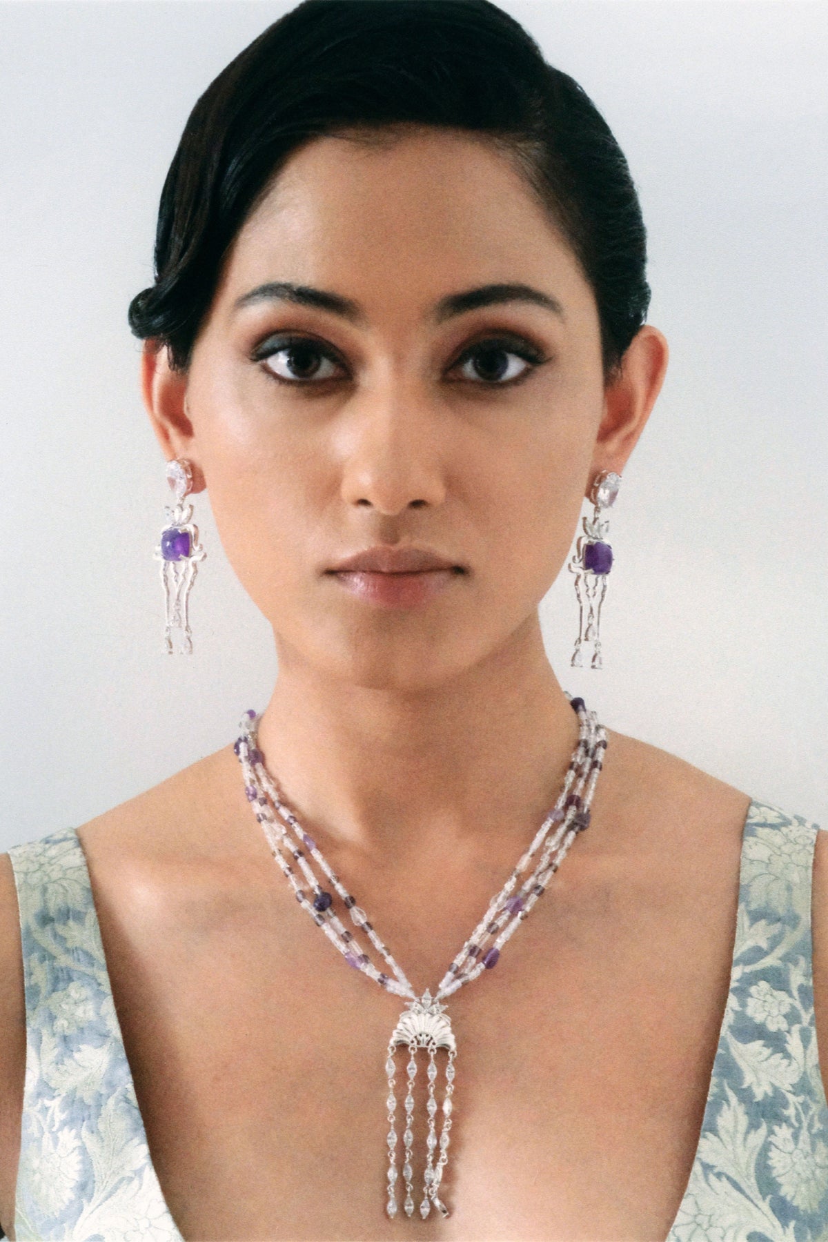Amethyst La Nuit Earrings