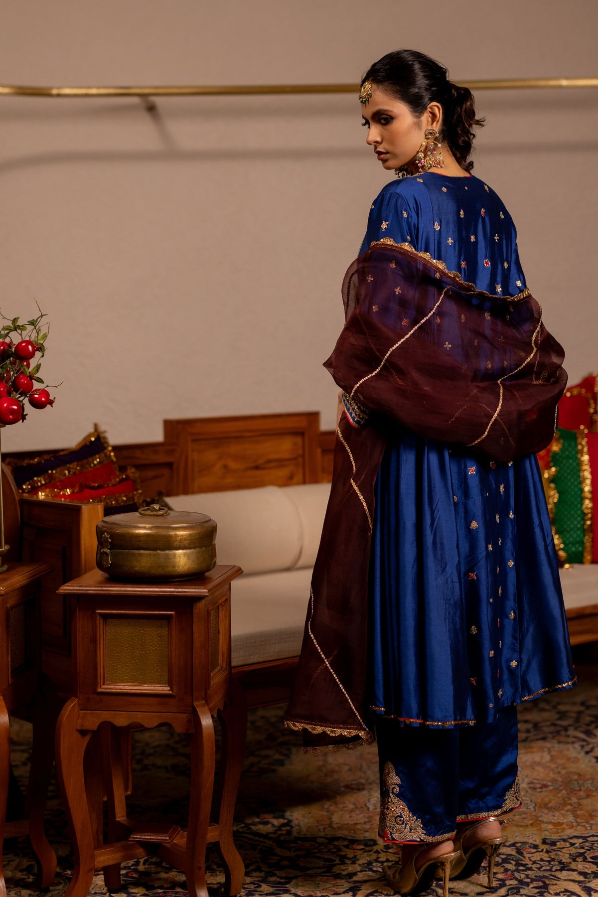 Kanya Blue Kurta Set