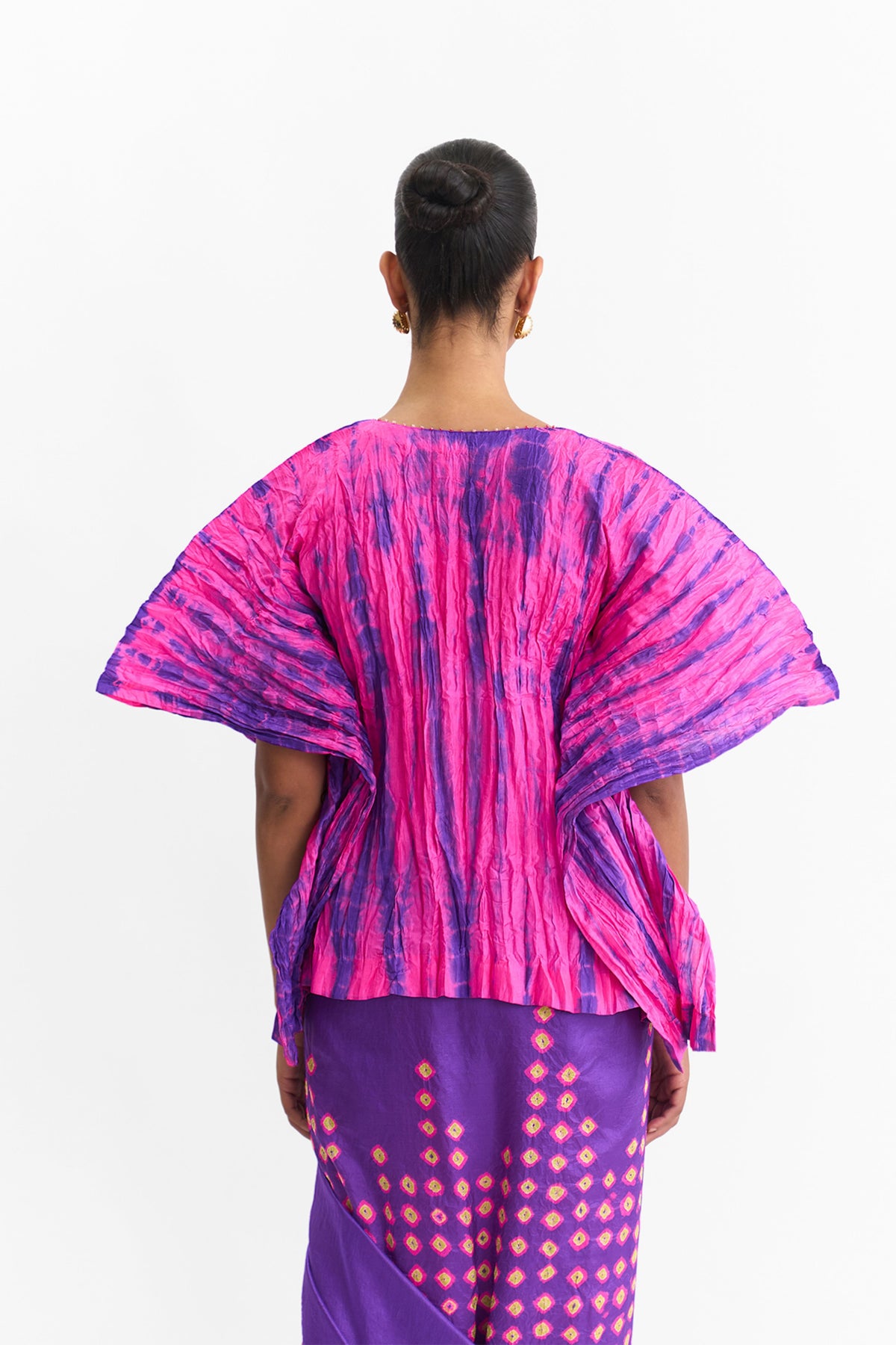 Beam Purple Saree