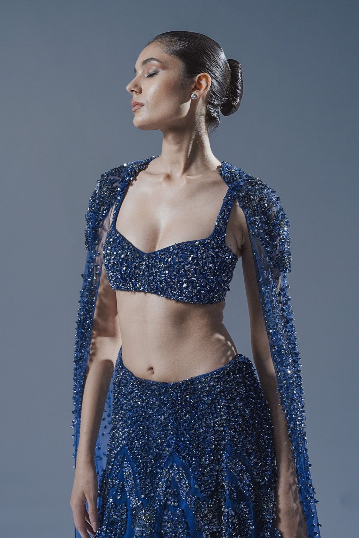 Abyssal Bloom Lehenga Set