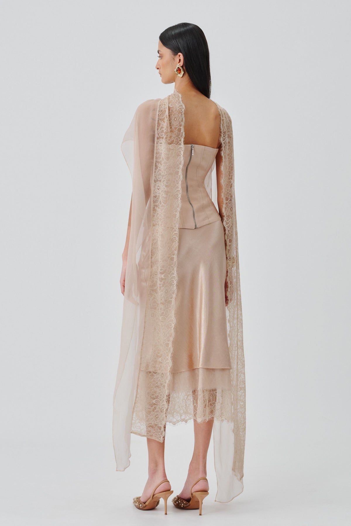 Soft Veil Corset Top