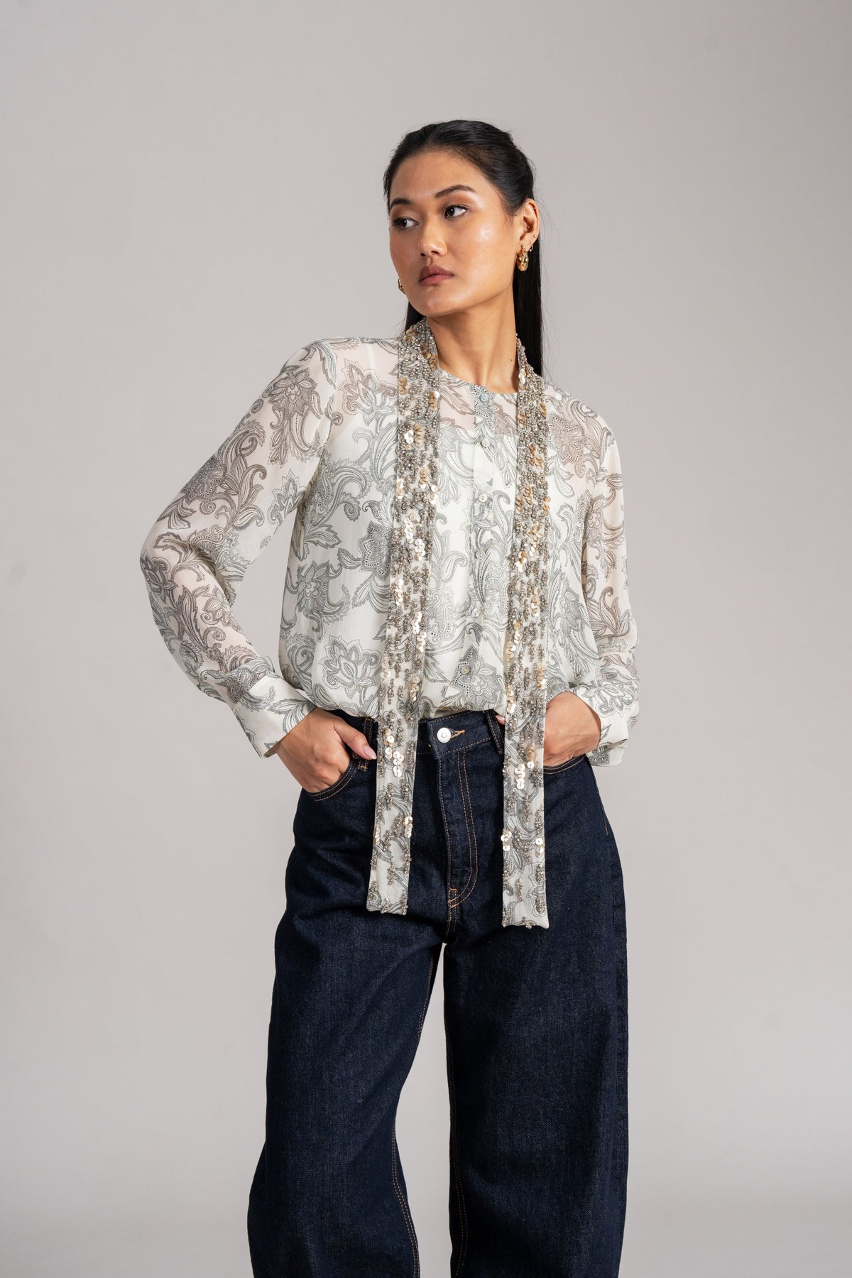 Cosmic Dust Neck Tie Shirt
