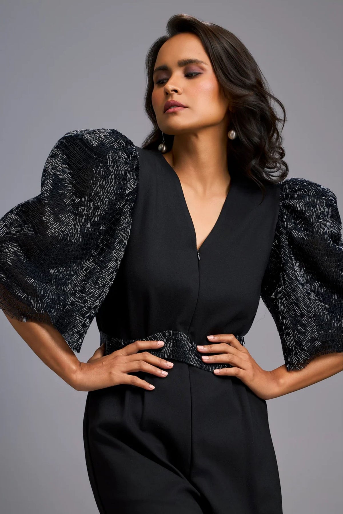 Playsuit Black Dress