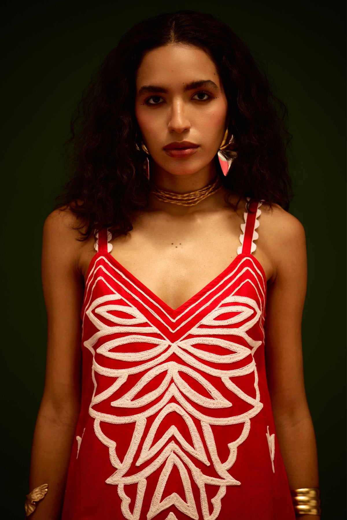 Scarlet Strappy Dress