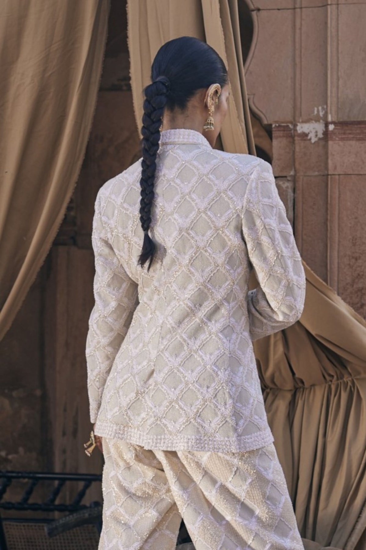 Kaya Ivory Blazer Set