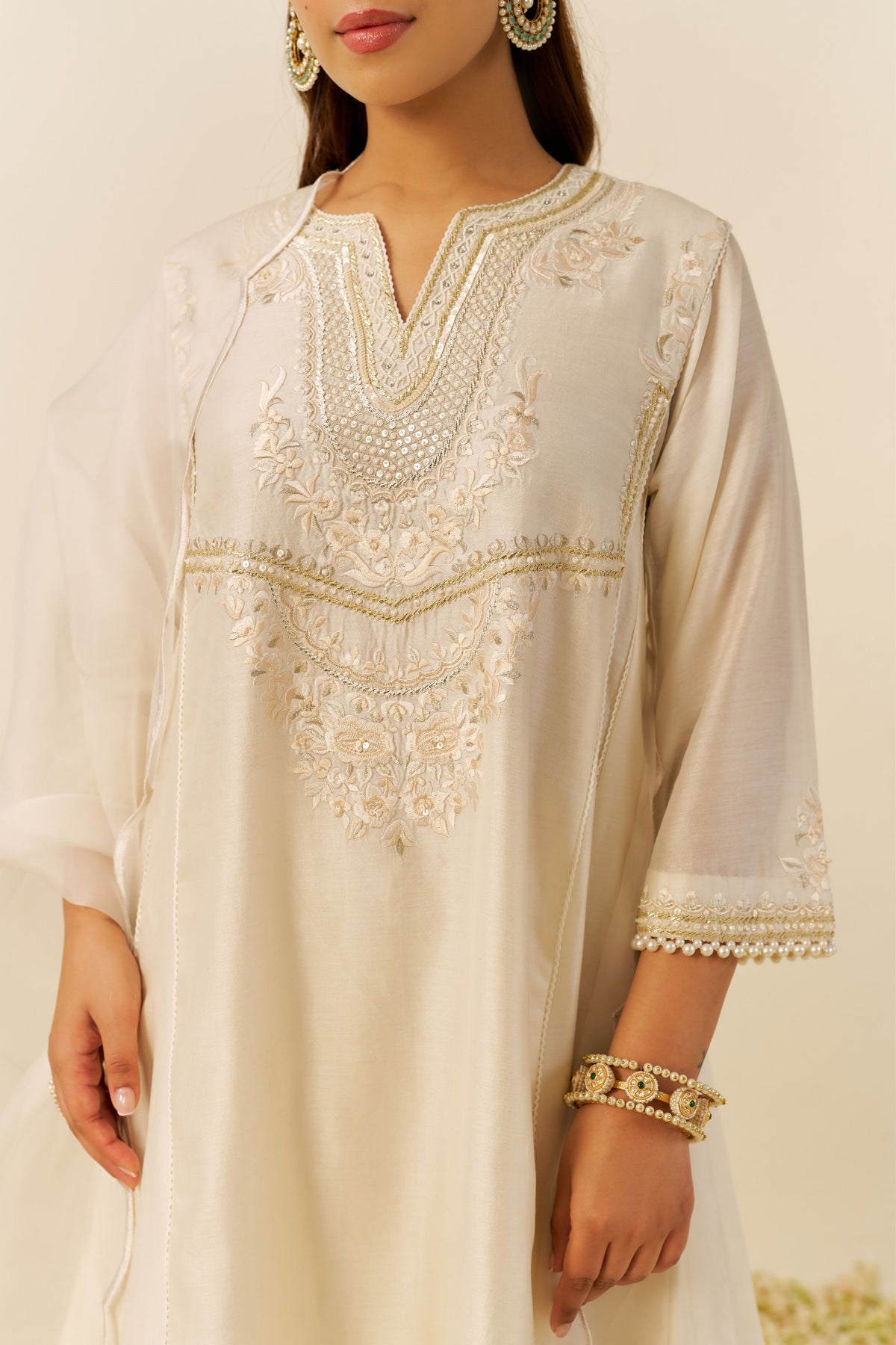 Aiza Short Kurta With Salwar