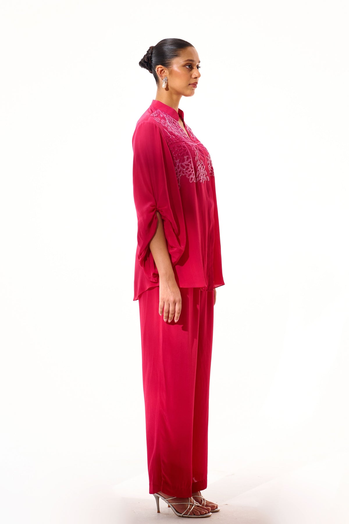 Rose Quartz Oversized Sleeve Co-ord Set