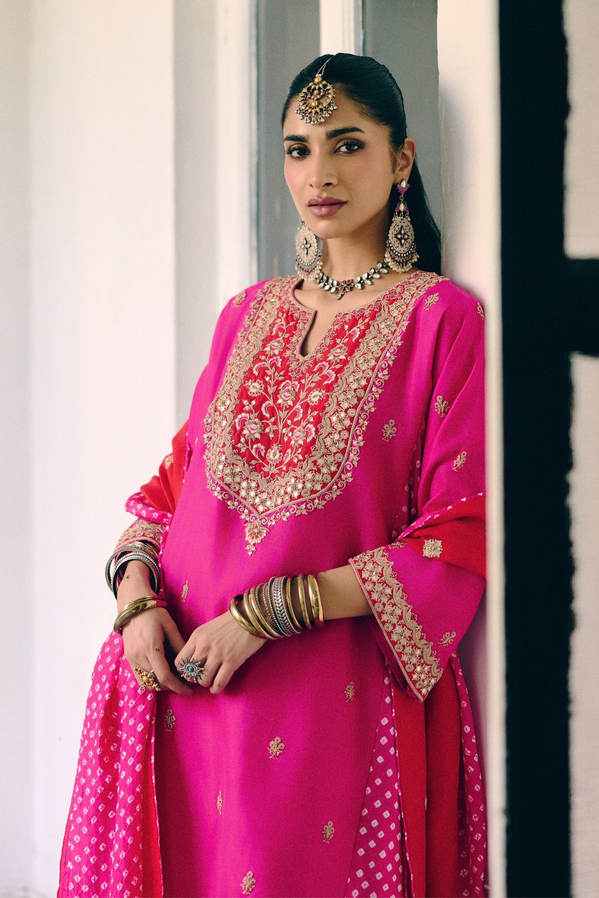 Bandhani Kurta Set