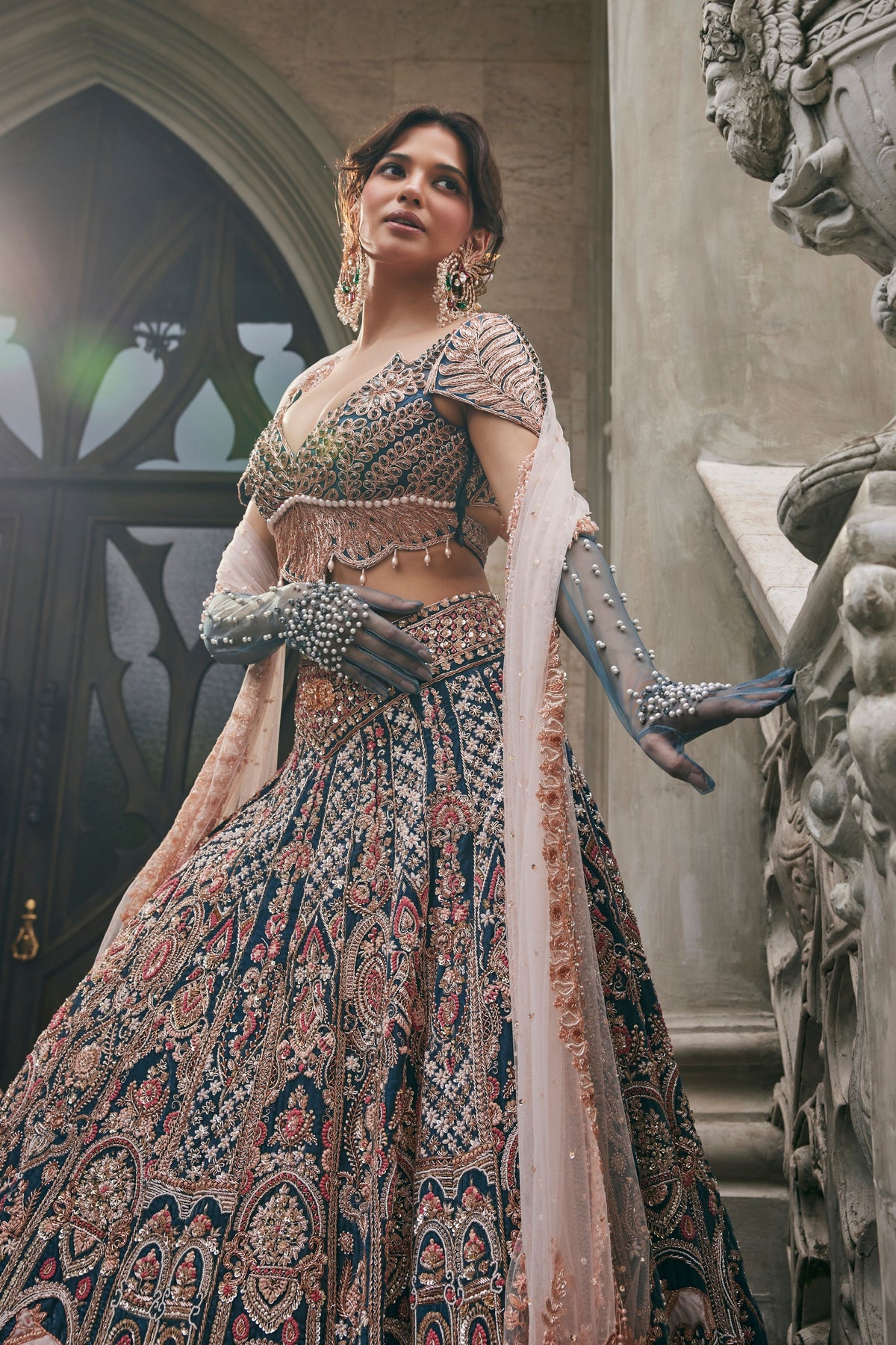Neel Kamdhenu Lehenga Set