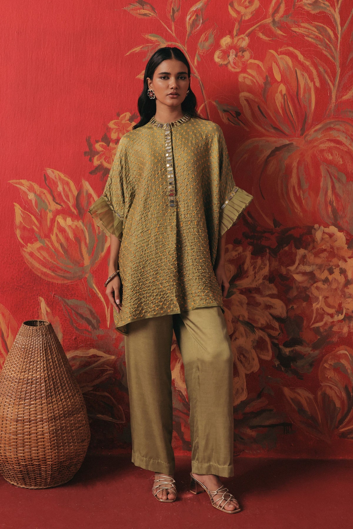 Oversize Hi Low Tunic Set