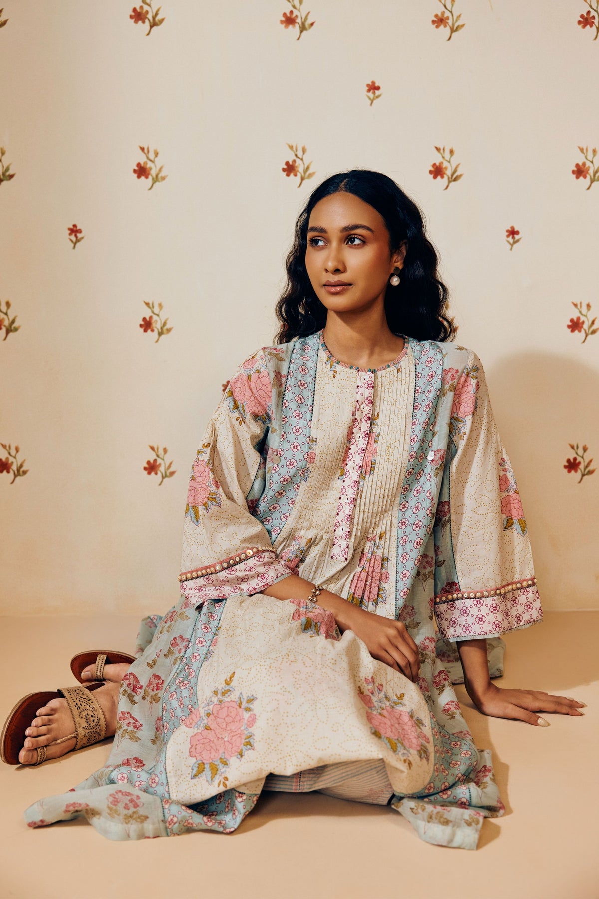 Block Printed Kurta Set