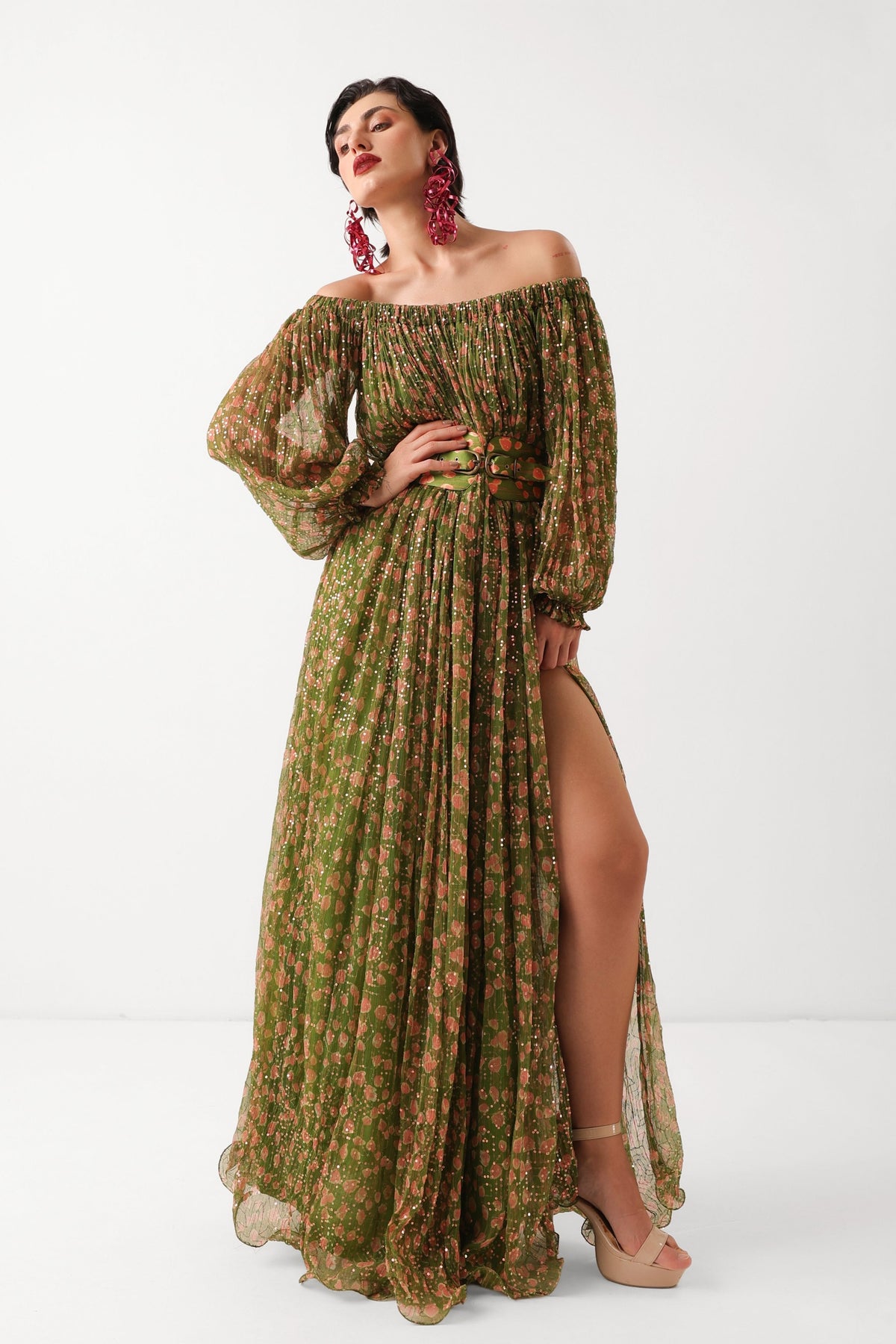 Avocado Green Dress