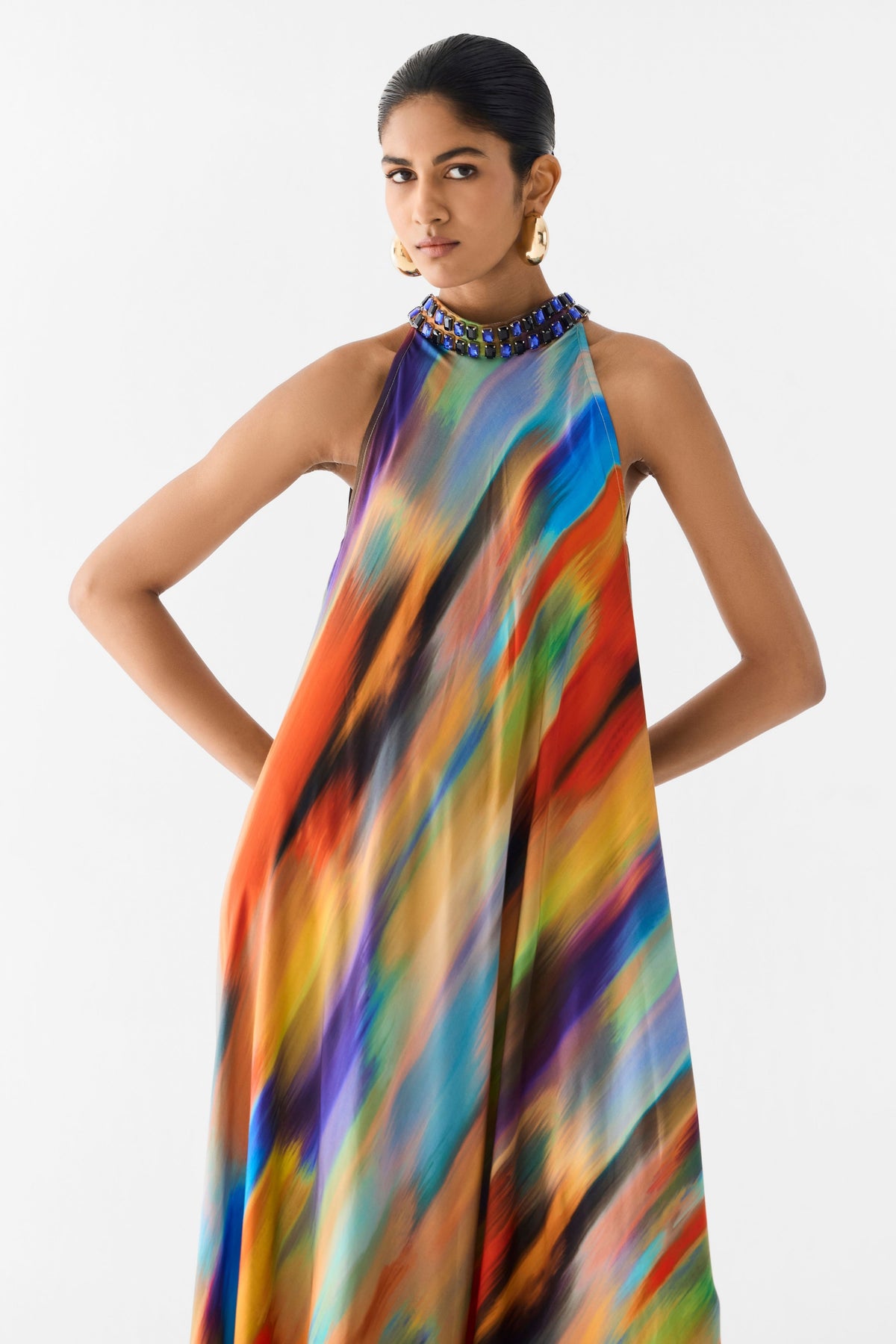 Night Queen Halter Dress