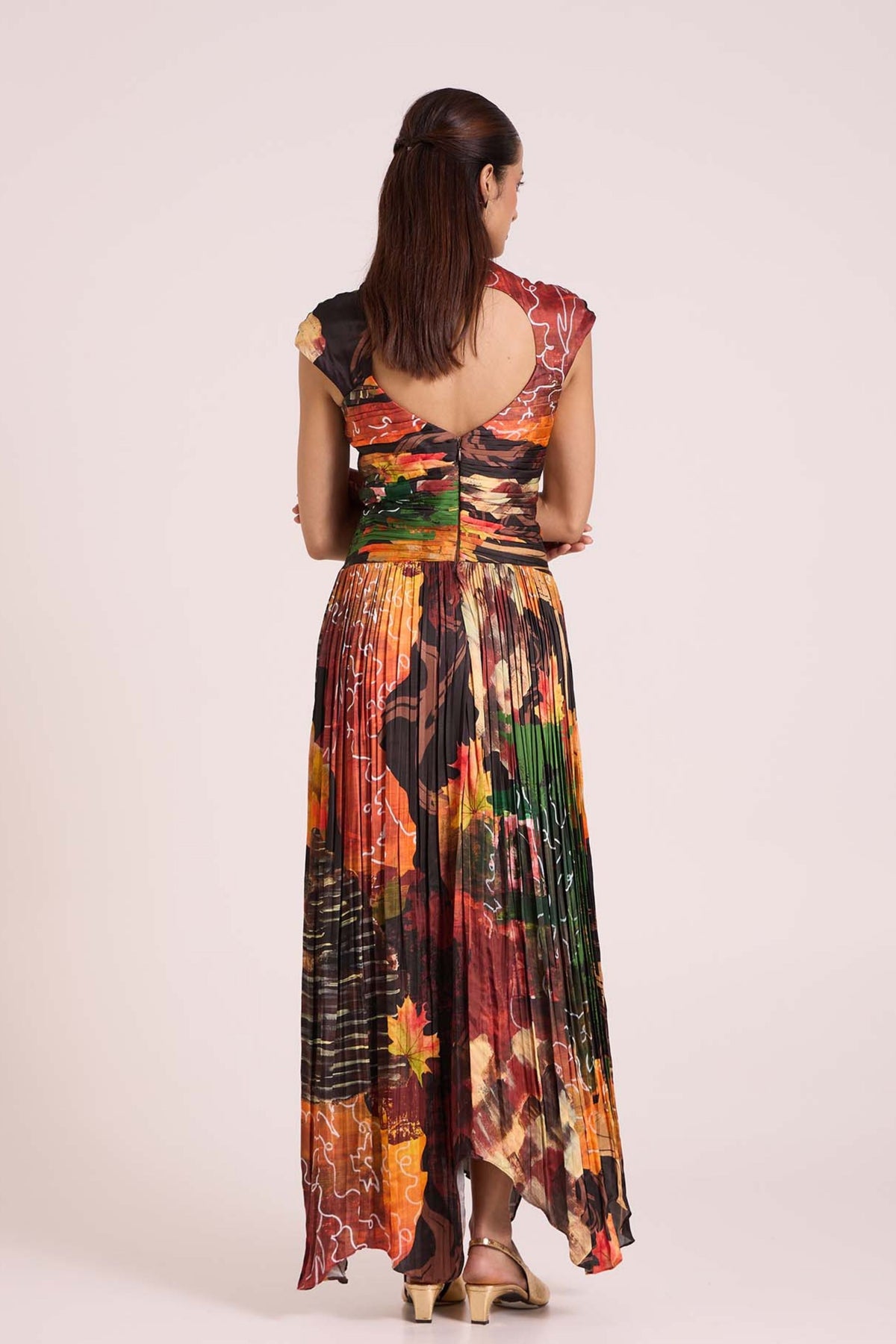 Demeter Pleated Dress